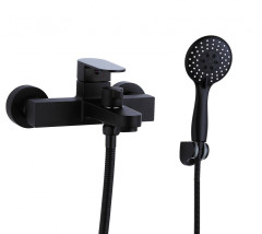 283531-C Смеситель од. для ванны кор. (ЧЕРНЫЙ) ViEiR (8/1шт)