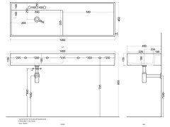 Раковина накладная / подвесная CIELO PLINIO PNLA AL
