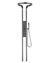 01168-Q Панель для душа, многофункциональный (ГРАФИТ) GANZER (1шт)