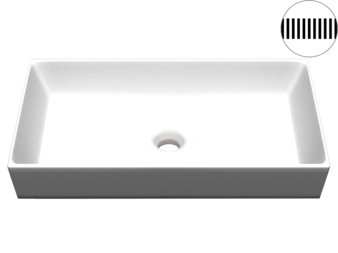 Раковина накладная Scarabeo TEOREMA 2.0 5102/SENR