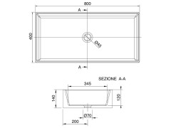 Раковина накладная Scarabeo TEOREMA 2.0 5102/SENR