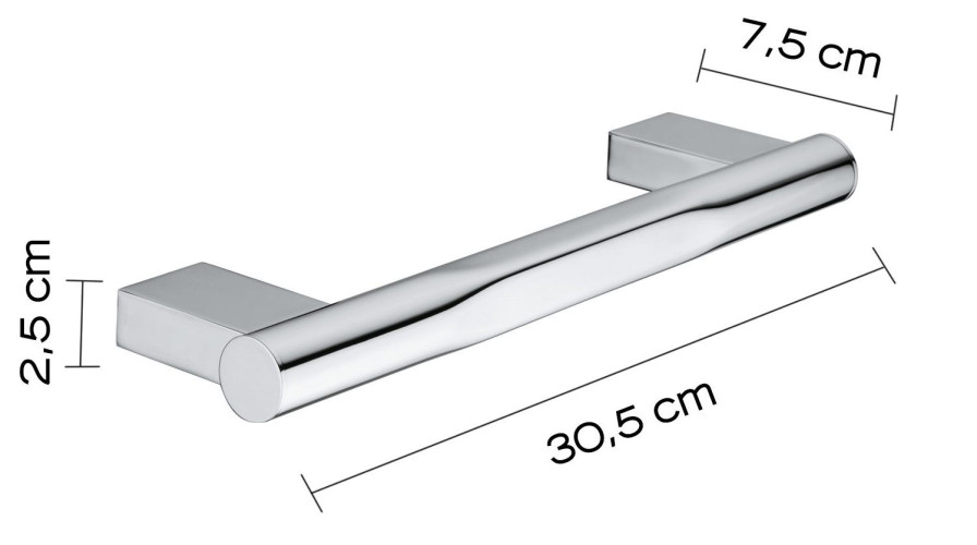 Gedy Canarie, поручень прямой, цвет хром