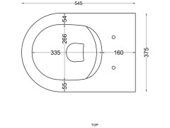 Крышка сидение унитаза CIELO MARE CPVMRTF BR