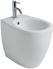 Neroceramica Round, биде напольное 50,5х35, цвет белый