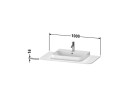 Столешница для тумбы DURAVIT HAPPY D.2 Plus HP031E07171
