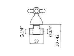 Вентиль MAMOLI EPOCA 21220000E033