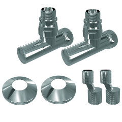 Комплект монтажный для п/с (вентиль колп ZZ4708 3/4&quot;х 1/2&quot; г/ш 2шт,эксц 2шт,отраж 2шт) TERMINUS