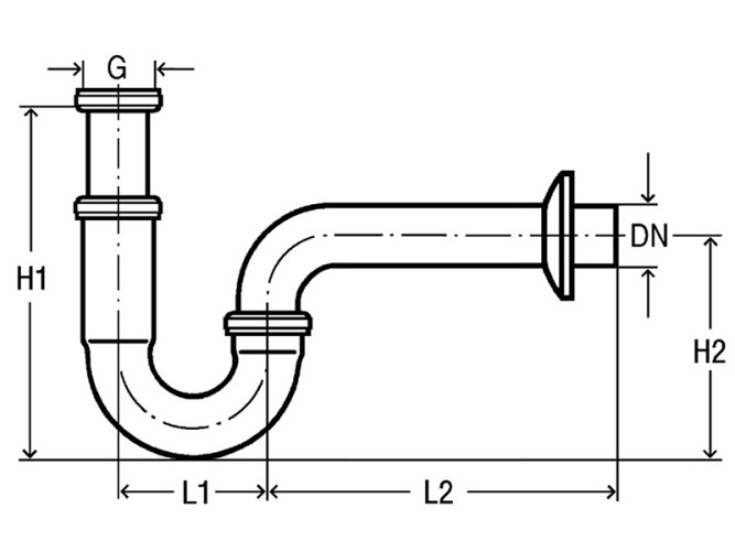 Сифон трубный VIEGA Viega Visign 111298