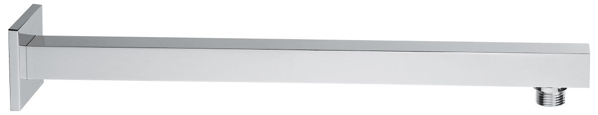 Emmevi, настенный квадратный кронштейн из латуни длиной 40 см для верхнего душа, подключение 1/2", цвет золото