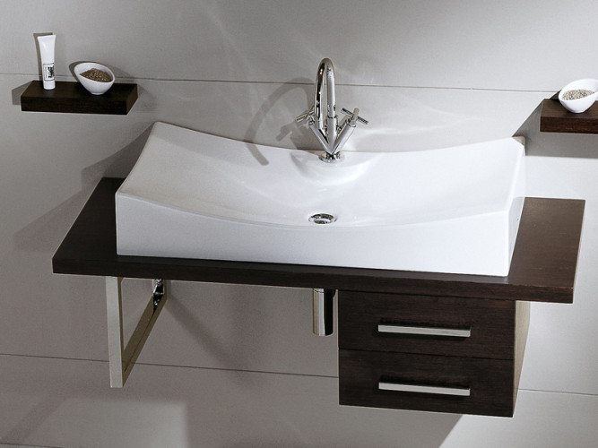 Раковина накладная/ подвесная Scarabeo TSUNAMI 8038/R