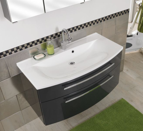 Puris Speed, раковина из минерального литья 800 мм, цвет белый