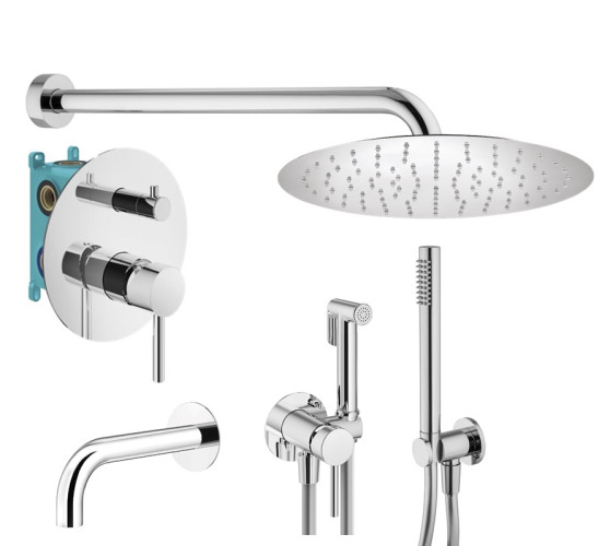 Комплект для душа Plumberia Selection IXO KITZXO19CR260