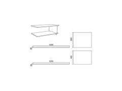 Столешница Scarabeo SLIDE 2314/89
