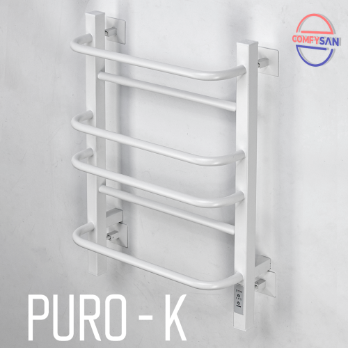 Полотенцесушитель электрический с/т Comfysan Puro-K EC-6 60/50, белый