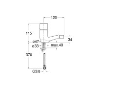 Смеситель для биде CRISTINA RUBINETTO RU37051
