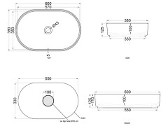 Раковина накладная CIELO SHUI COMFORT SHCOLAO60- CS