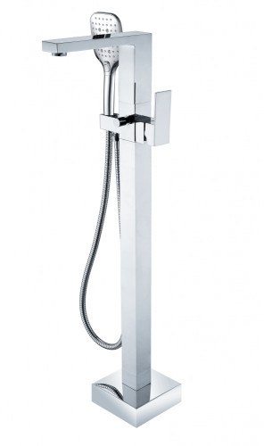 393534 Смеситель напольный для ванны (ХРОМ)  (3/1шт)