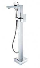 393534 Смеситель напольный для ванны (ХРОМ) (3/1шт)