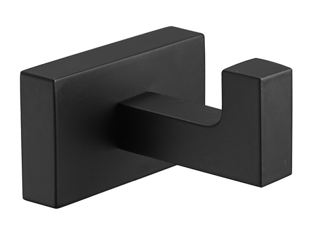 5001-C Крючок одинарный для полотенца (ЧЕРНЫЙ) ViEiR  (50/1шт)