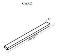 Ручки CARO бронза (комплект, 2шт)