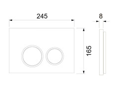 Комплект для унитаза TECE TECESPRING K955101