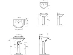 Раковина подвесная  SIMAS ARCADE AR 814 bia