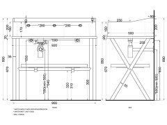 Консоль для раковины CIELO SIWA SWSTE RO