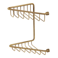 Решетка угловая двойная L16xP16xH25 см., бронза Migliore COMPLEMENTI