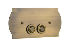 Кнопка для инсталляции, латунь BRONZE