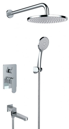 283563 Встроенный смес для душа с 3-функ. (ХРОМ) ViEiR  (5/1шт)