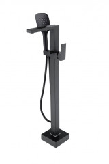 393534-C Смеситель напольный для ванны (ЧЕРНЫЙ) (4/1шт)