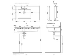Раковина подвесная CIELO ERA-ECO ERLA80SX CA