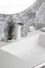 Столешница-моноблок ROMBO corian 120 белая