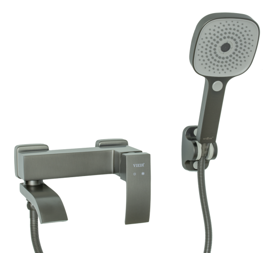 433531-G Смеситель од. для ванны кор. (ГРАФИТ) ViEiR (10/1шт)