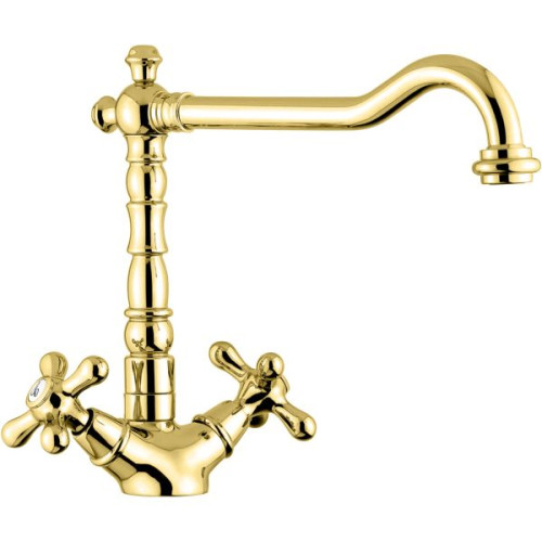 Emmevi Deco Old, смеситель для кухни, цвет золото