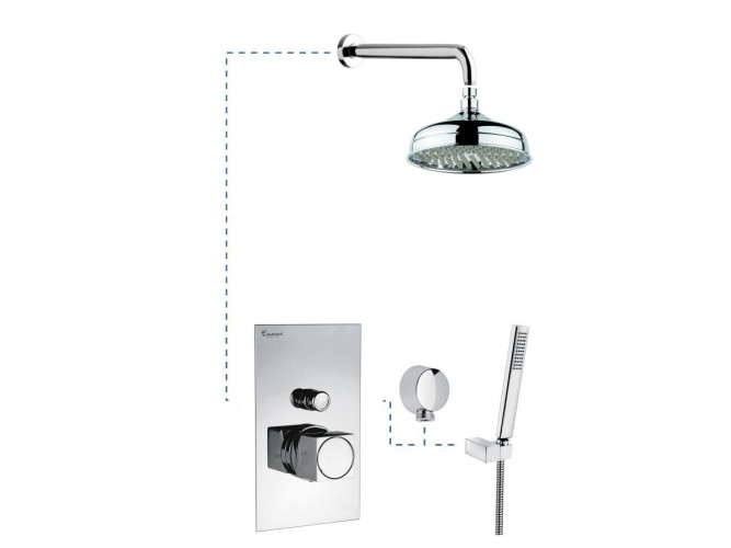 Emmevi Siris душевой комплект 470CR, цвет хром
