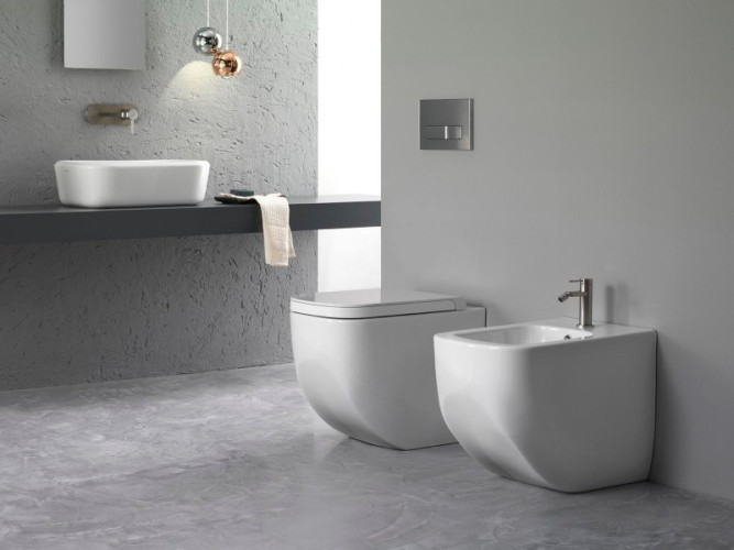 Унитаз напольный безободковый(RIMLESS) HATRIA NEXT Y3AY01