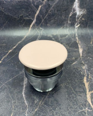 White Ceramic, донный клапан CLICK CLACK с керамической накладкой, цвет розовый матовый