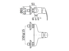 Смеситель для душа MAMOLI CESARE 393200000021