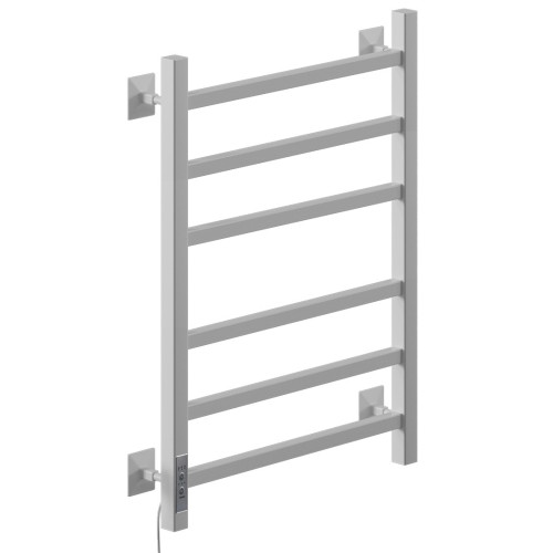 Полотенцесушитель Электрич.кабельный Ника STEP-1 60/50 RAL9016 белый матовый левый тэн