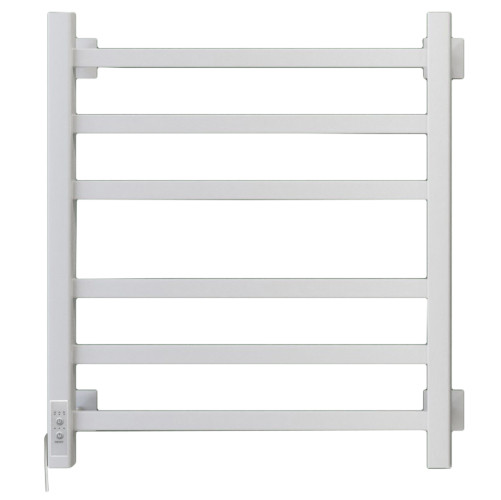 Полотенцесушитель Электрич.кабельный Ника STEP-1 60/50 RAL9016 белый матовый левый тэн