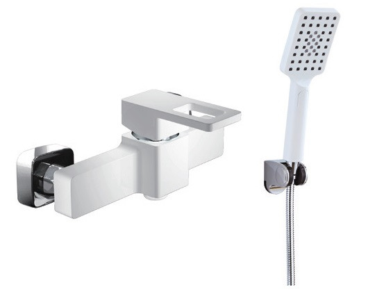 353561-F Смеситель од. для душа (белый) ViEiR (10/1шт)