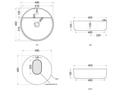Раковина накладная CIELO SHUI COMFORT SHCOLATF AL