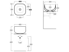 Раковина накладная SIMAS BALLOON BA 04
