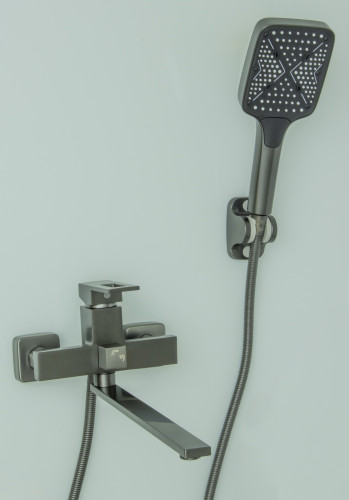 193541-G Смеситель од. для ванны дл. (ГРАФИТ) ViEiR (10/1шт)