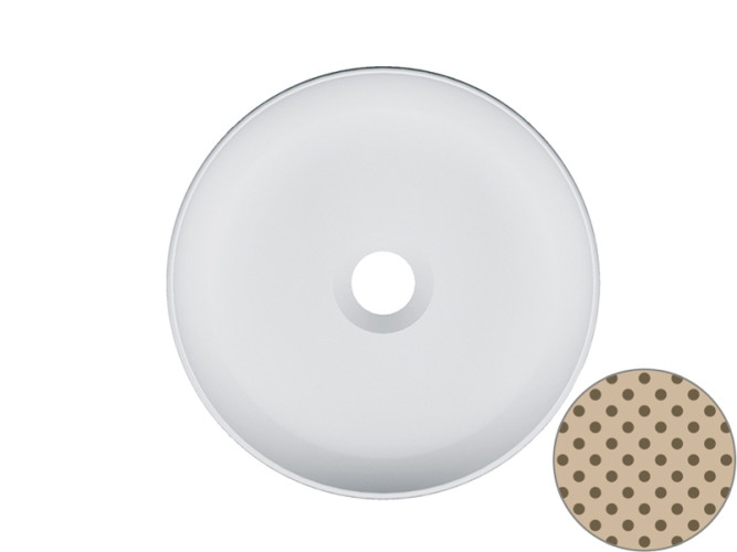 Раковина накладная Scarabeo GLAM 1808/SEM