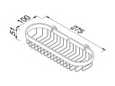 Подвесная сетка-мыльница GEESA BASKET 91E1502