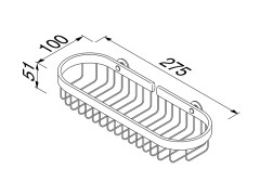 Подвесная сетка-мыльница GEESA BASKET 91E1502