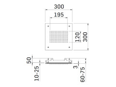 Верхний душ MAMOLI SHOWER PROGRAM 250Q0021