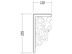Держатель для высокого бачка DEVON &amp; DEVON ETOILE IBSTWES
